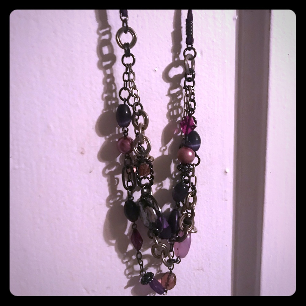 Purple necklace
